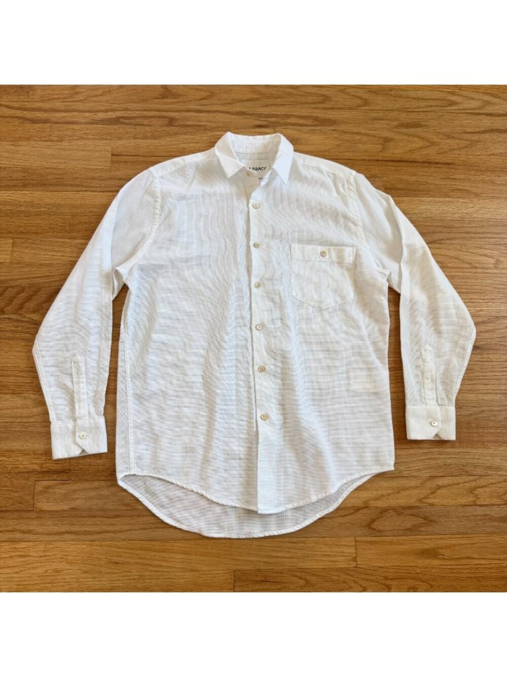 Our Legacy SS15 Loose Waffle Knit Button Up Shirt Size 44
